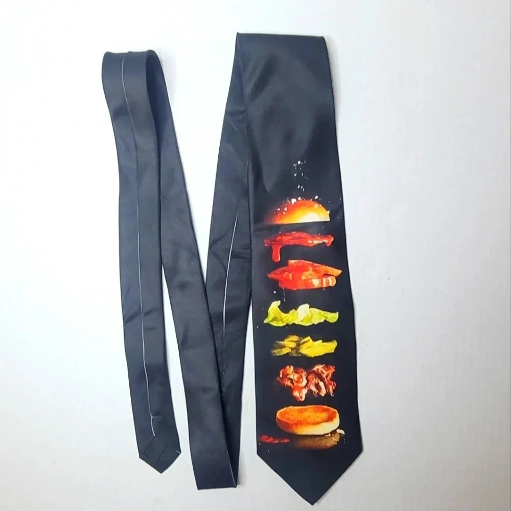 THREE ROOKER Men's Necktie - Picture 5 of 8